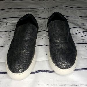J/Slides Animal Print Platform Slip On Size 9